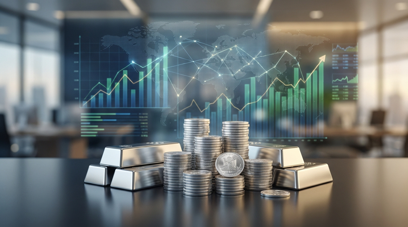 Argent cours 2026 | Guide sur le prix et l'achat d'argent